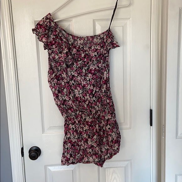 Flowered romper